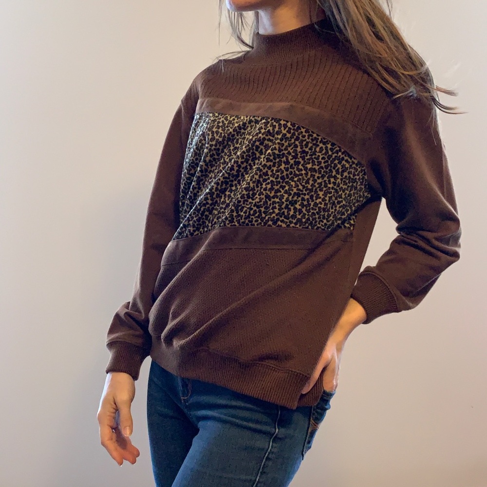 VTG Leopard Sweatshirt